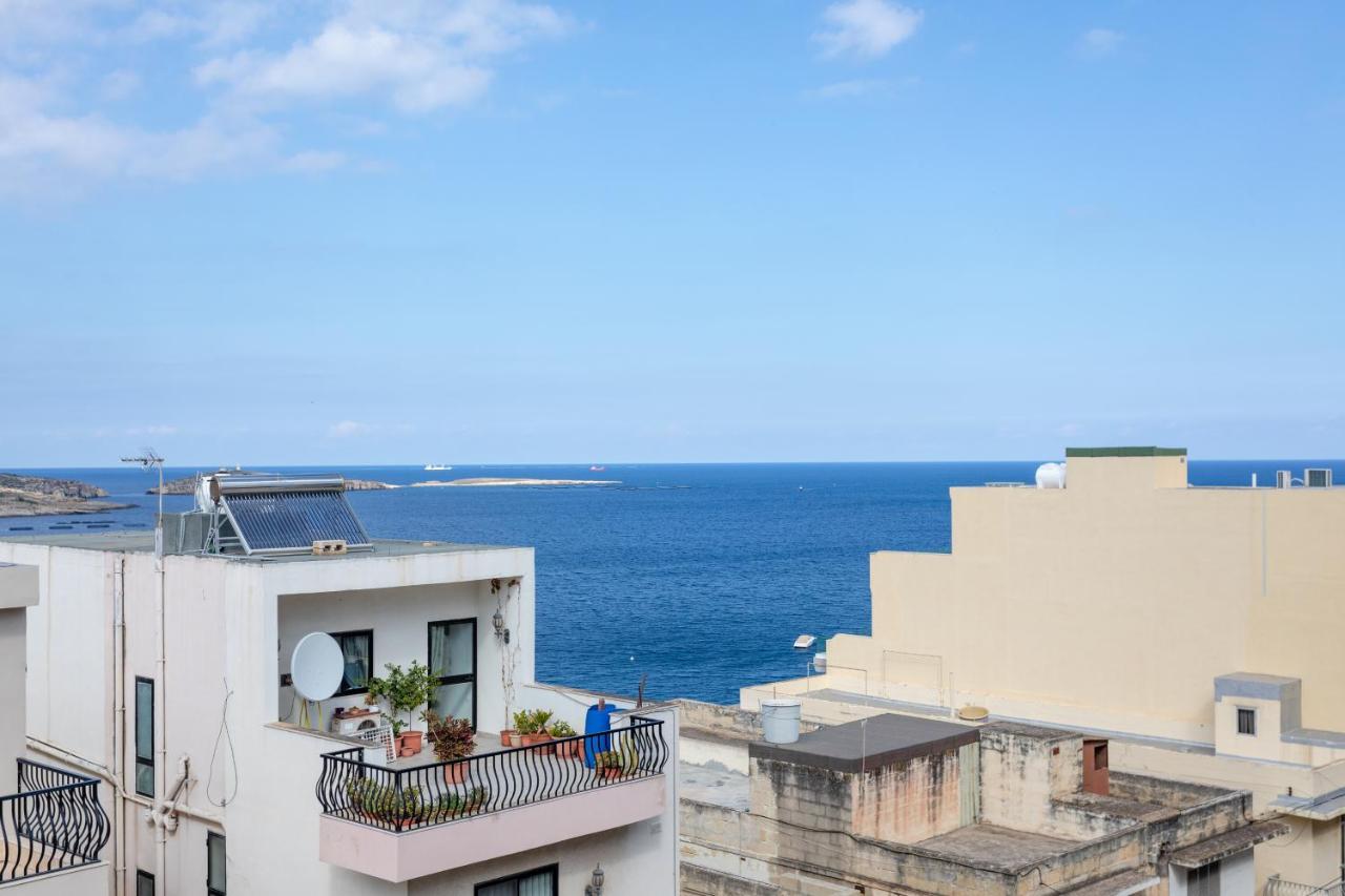 Sea View Apartment In St Paul'S Bay St. Paul's Bay Bagian luar foto
